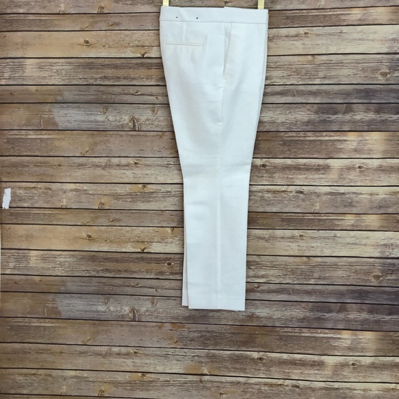 Ann Taylor Pants - NWOT- Ann Taylor White Devin Tailored Ankle Pants